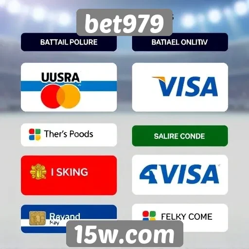 Métodos de pagamento aceitos no site bet979